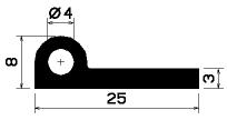 1596/notov EPDM P-profil