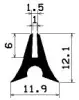 2363/EPDM65 Profil-U