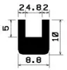 1654/EPDM65 Profil-U