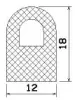 25065/EPDM65  D-profil