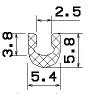 25485/EPDM65 Profil-U