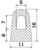 25556/EPDM65 D-profil