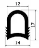 1308/Silikon D-profil