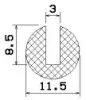 25033/EPDM Profil-U