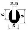 1132/EPDM65 Profil-U