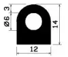 1388/EPDM65 Profil-D