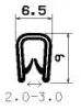 0027- PVC /ern s kovovou vztuhou 