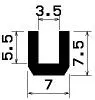 0605/EPDM65 Profil-U