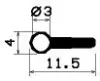 1856/notov EPDM70 P-profil