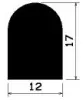 0816/EPDM65 D-profil