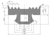 11,8x6,8mm,  ADI-PVC 65