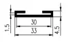 30x4,5mm EPDM70