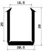 0611/EPDM65 Profil-U