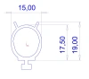 23,5x15mm, TPE 65, 5 MPa, ern