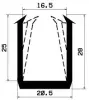 2212/EPDM65 Profil-U