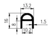 16x13,2/10,2mm EPDM 70 