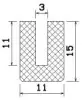 25086/EPDM65 Profil-U ern