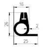 27x16/2mm silikon 60 ern