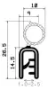 0021/ mikroporzn EPDM/EPDM s kovovou vztuhou 