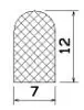 25266/EPDM65  D-profil