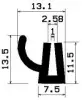 1718/EPDM65 Profil-U