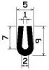 1184/EPDM Profil-U