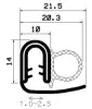 0230/mikroporzn EPDM/EPDM s kovovou vztuhou 