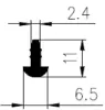 11x6mm EPDM 70