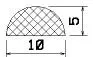 25229/EPDM65  D-profil