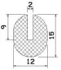 25402/EPDM65 Profil-U