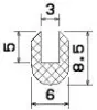 25404/EPDM65 Profil-U