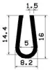 0229/EPDM65 Profil-U