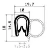 0800/mikroporzn EPDM/ PVC s kovovou vztuhou