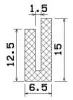 25040/EPDM65 Profil-U