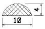 50490/EPDM65 D-profil