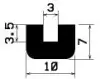 2129/EPDM65 Profil-U