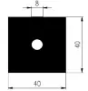 40x40mm s dut.NBR 45