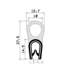 0510/mikroporzn EPDM/ EPDM s kovovou vztuhou