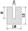 25006/EPDM65 Profil-U