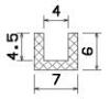 25012/EPDM65 Profil-U