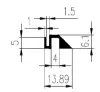 13,89/4x6,1mm NBR 60