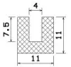 25087/EPDM65 Profil-U