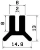 1396/EPDM65 Profil-U