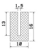 25271/EPDM65 Profil-U