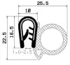 0180/mikroporzn EPDM/EPDM s kovovou vstuhou