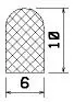 25261/EPDM65  D-profil