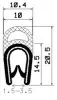 0048/mikroporzn EPDM/EPDM s kovovou vztuhou