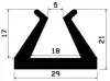 0676/EPDM65 Profil-U