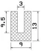 25096/EPDM65 Profil-U